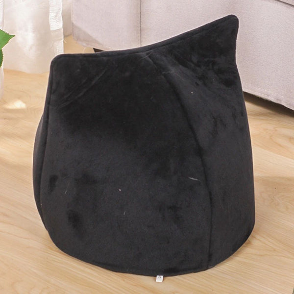 Soft Warm Cat Bed Cat Shape Design Pet House Cat Kennel  Cozy Bed For Small Dog Kitten Basket For Halloween Decor