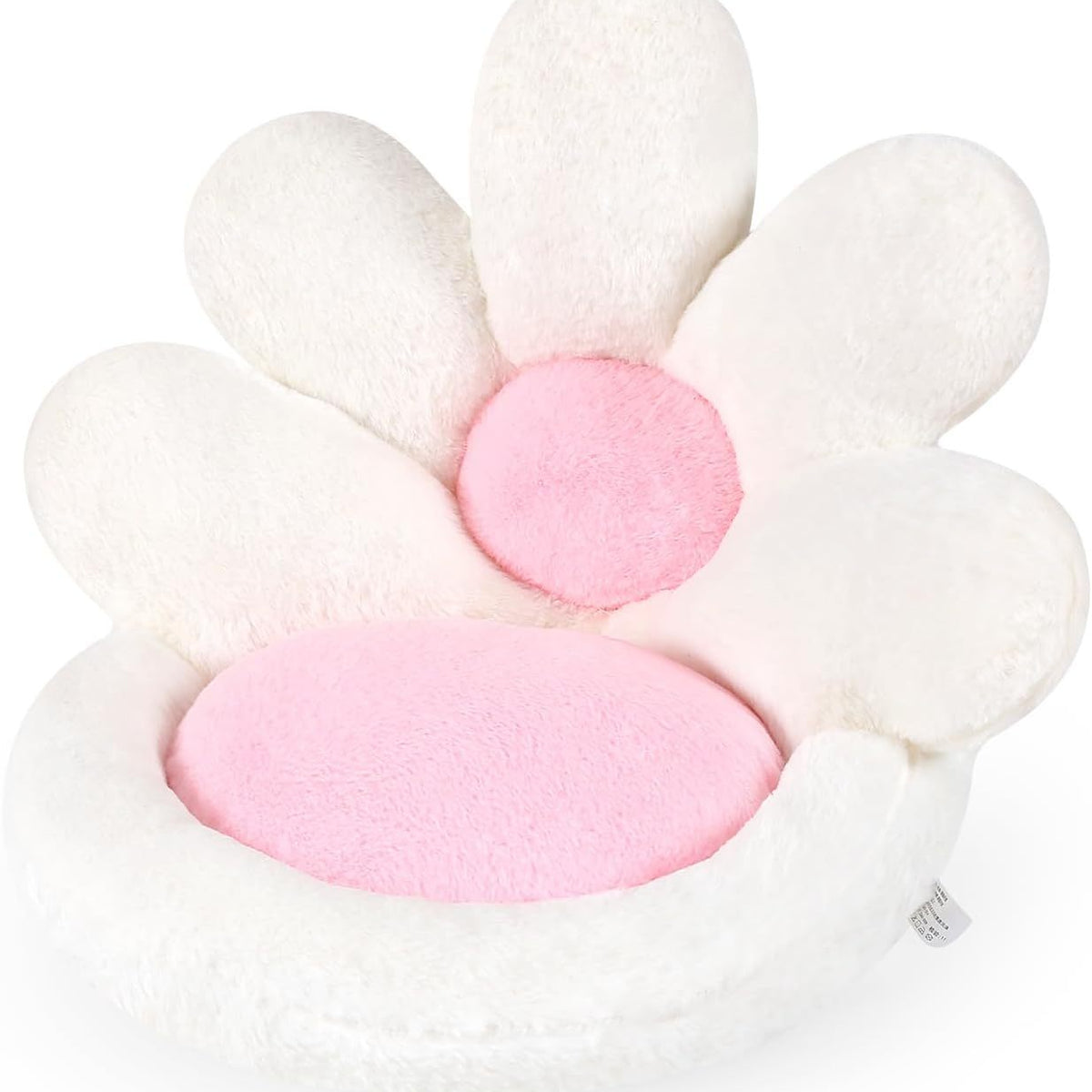 Round Nesting Cat Scratching Board Pet Nest Mat Flower Shape Seat Cushion Comfy Kawaii Gaming Chair Cushions 19 Inch Lazy Sofa Office Floor Pillow Cute Stuff For Gamer Bedroom Decor Grey