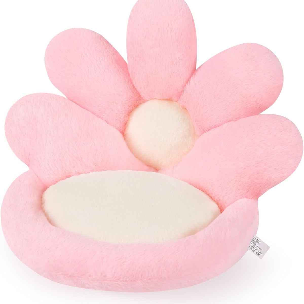 Round Nesting Cat Scratching Board Pet Nest Mat Flower Shape Seat Cushion Comfy Kawaii Gaming Chair Cushions 19 Inch Lazy Sofa Office Floor Pillow Cute Stuff For Gamer Bedroom Decor Grey